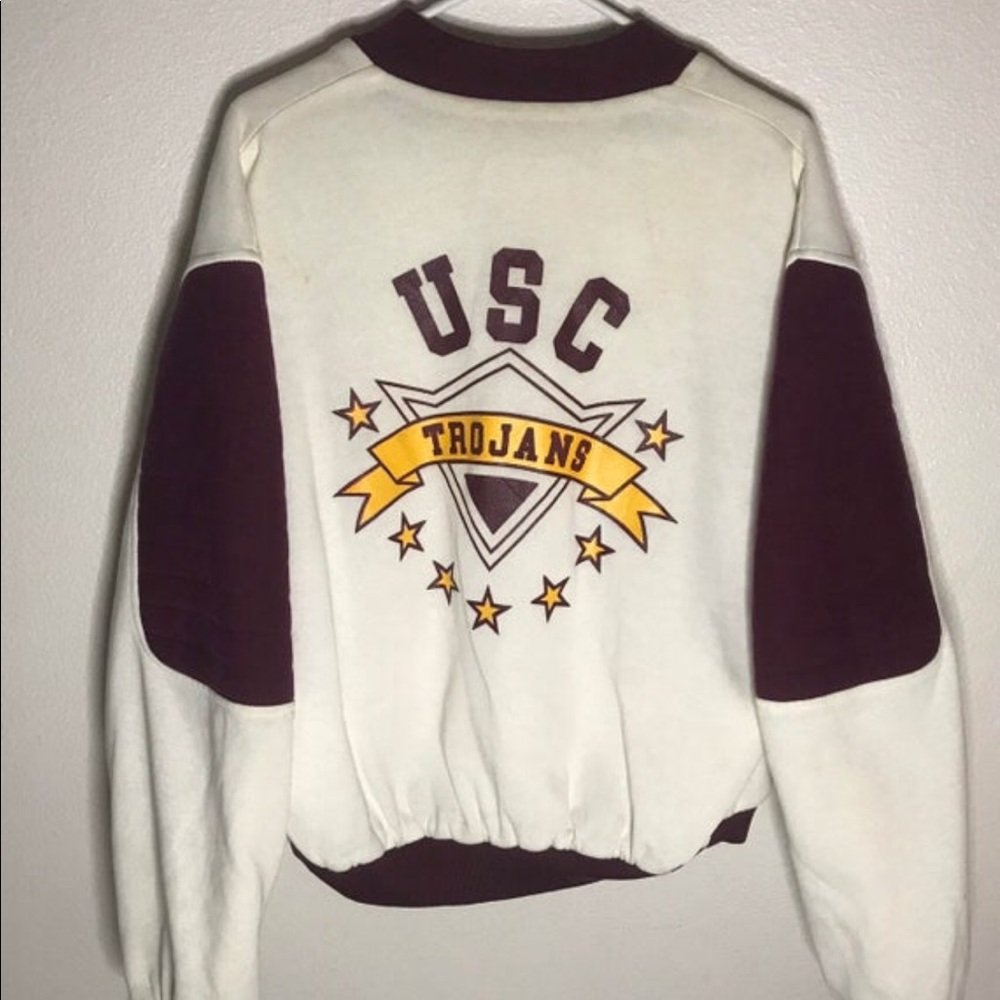 Rare Vintage 80's USC Trojans Jacket